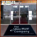 Environmental Natural Rubber Door Mat with Nylon Printed